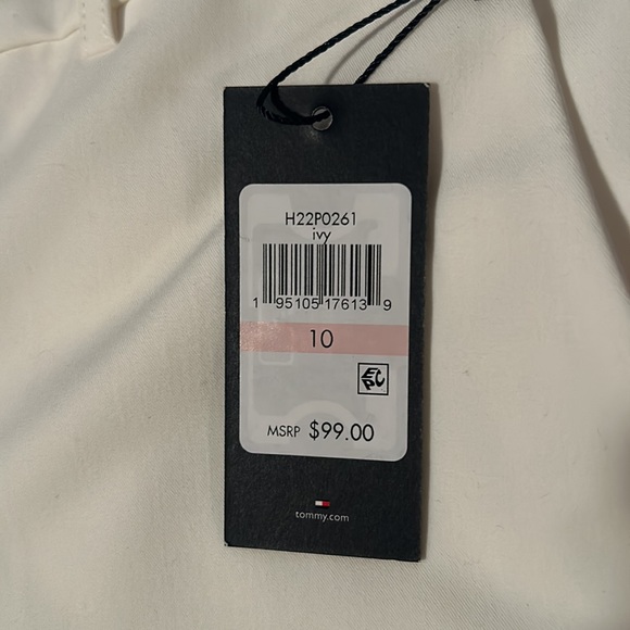 Ivory Suit Pants Size 10 Tommy Hilfiger - Picture 5 of 7